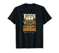Hobby Farm Petite Ferme Jardin Œufs Mauvaises Herbes Soleil T-Shirt