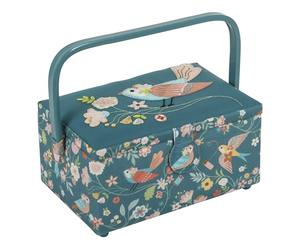 Hobby Gift Boîte de rangement d’artisanat de couture moyenne, appliqué, volière d’oiseaux