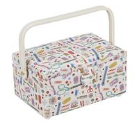 Hobby Gift Boîte de rangement moyenne pour travaux de couture, Haby Notions