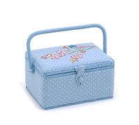 Hobby Gift Boîte de rangement pour artisanat de couture brodée exclusive de taille moyenne, Tweet brodé