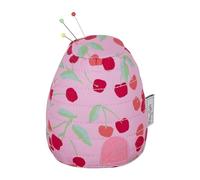 Hobby Gift Coussin à Épingles Ruche - Pique-Épingles Couture Original pour Accessoires de Couture et Loisirs Créatifs, Tissu 100% Coton - 8.5 x 8.5 x 11cm, Cerise