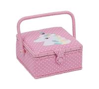 Hobby Gift Exclusif Petite Boîte à Couture, Licorne, 20 x 20 x 11 cm