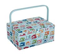 Hobby Gift Boîte de rangement rectangulaire pour machines à coudre – grande – bleu