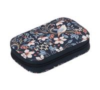 Hobby Gift Kit de couture artisanale - Étui en coton imprimé oiseau classique, ensemble de couture de voyage portable avec fil, ciseaux, aiguilles et plus, idéal pour l'artisanat et les réparations