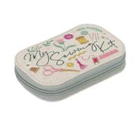 Hobby Gift Kit de couture Ma couture – trousse zippée (découseur, ciseaux, mètre) 2,5x14x9 cm