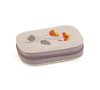 Hobby Gift Kit de couture, étui zippé, brodé, fleurs sauvages