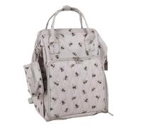 Hobby Gift Sac à Dos Crafters Bee - Sac à Dos de Rangement de Fil Durable et imperméable avec Plusieurs Compartiments, Panneau de Rangement et Trous de Fil renforcés Bretelles 28 x 24 x 43 cm