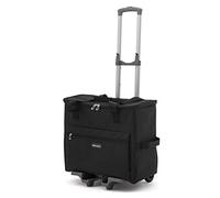 Sac de transport - sac d'artiste Hobbygift - MRSTRBLK - Hobby Gift Sac a roulettes Exclusif pour Machine a Coudre Noir