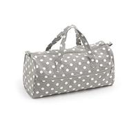Hobby Gift Sac à Tricoter Exclusif, Gris à Pois