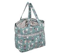 Hobby Gift Sac artisanal à cordon - Fourre-tout de rangement en laine, porte-fil 100% coton (p/l/h) 18 x 32 x 34 cm - Woolly Pully