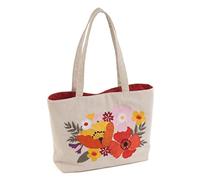 Hobby Gift Sac artisanal, sac à bandoulière, brodé fleurs sauvages