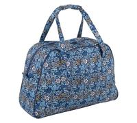 Hobby Gift Sac pour Machine à Coudre - Tissu en Coton avec imprimé Floral Classique en Bois, Doubles poignées, étui de Rangement Portable, Fermeture éclair, Solide et sécurisé 15 x 33 x 48 cm
