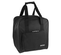 Hobby Gift Sac pour Machine à surjeteuse - Sac de Transport rembourré en Polyester - Poches pour Rangement d'accessoires supplémentaires (h/l/h) 39 x 32 x 36 cm, Noir, Noir, (d/w/h) 39 x 32 x 36cm.,