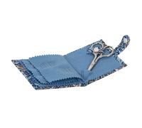 Hobby Gift Trousse à aiguilles - Tissu en coton avec imprimé floral en bois, pages en feutre, des épingles et des ciseaux Kit de couture compact pour l'artisanat et la couture