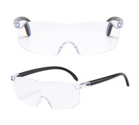 Hobby Glasses, 16X Magnifying Spectacles, Lightweight Ergonomic Eye Glasses for Seniors Close Work Craft Jewelry Sewing Repair Painting Embroidery Use, Hands Free Magnifier Glass, Precision Aid