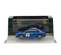 Hobby HJR43 1/43 pour Impreza WRC 1997/1998/1999 RAC Rally #3/#4/#5#6 Tour De Corse/Monte Carlo Blue Diecast Model Car Limited Collectible 14+ (#3 Monte Carlo 1997-HJR431001A)