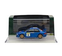 Hobby HJR43 1/43 pour Impreza WRC 1997/1998/1999 RAC Rally #3/#4/#5#6 Tour De Corse/Monte Carlo Blue Diecast Model Car Limited Collectible 14+ (#4 Monte Carlo 1997-HJR431001B)