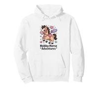 Hobby Horse Adventures, Mignon Poney Kawaii pour Enfants Sweat à Capuche