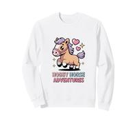 Hobby Horse Adventures, Mignon Poney Kawaii pour Enfants Sweatshirt