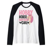 Hobby Horse Birthday Girl Hobby Horse Party Manche Raglan