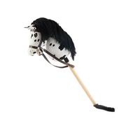 Bieco Hobby Horse Cheval de bataille - Taille S - Avec mors - Bâton et queue amovibles - Pour saut d'obstacles, dressage et jeu - Chevaux Hobby Horse