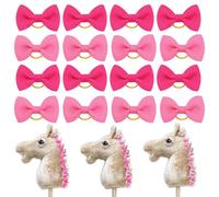 Hobby Horse Lot de 16 nœuds avec élastiques, nœuds pour animaux de compagnie, accessoires pour passe-temps, poils longs, chiens, chats, chiots