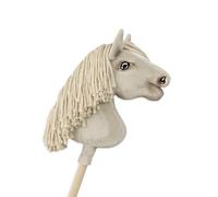 Hobby Horse Petit Cheval sur Un bâton Premium - cremello A4