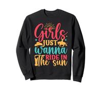 Hobby Horse Rider Girls Just Wanna Ride Riding Horse Sweatshirt