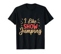 Hobby Horse Rider I Like Jumping English Riding Horse T-Shirt