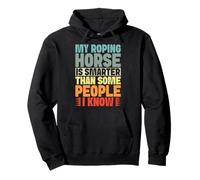 Hobby Horse Rider My Horse Smarter People English Riding Sweat à Capuche