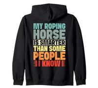 Hobby Horse Rider My Horse Smarter People English Riding Sweat à Capuche