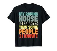 Hobby Horse Rider My Horse Smarter People English Riding T-Shirt