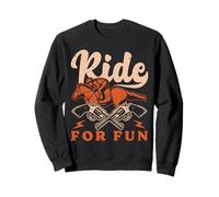 Hobby Horse Rider Ride For Fun English Riding Horse Sweatshirt