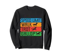 Hobby Horse Rider Walk Trot Gallop English Riding Horse Sweatshirt
