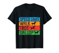 Hobby Horse Rider Walk Trot Gallop English Riding Horse T-Shirt