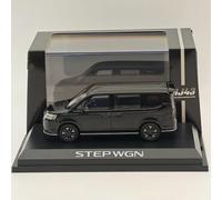 Hobby Japan 1/43 Step WGN e:HEV SPADA Crystal Black (P) HJ432004BK Modèles de voiture moulé sous pression Collection limitée Jouets auto Cadeau