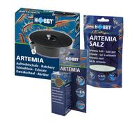 Hobby Kit pour l'élevage d'Artemia : Eclosoir pour Artémia + 20 ml d'œufs + 195 g de sel