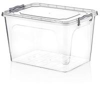 Hobby Life Boîte rectangulaire en plastique avec roulettes 30 l