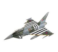 Hobby Master | Avions militaires moulés sous pression à l'échelle 1:72 | Eurofighter Typhoon FGR4 ZJ913/FM-G, RAF, 2024 (avec 2 x ASRAAM, 4 x AIM-120, 3 x réservoir de carburant) | Modèle HA6626