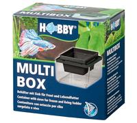 Hobby Multibox - Boîte alimentaire pour aquarium 10 x 10 x 6 cm avec tamis