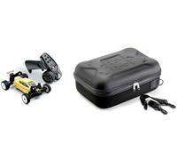 Hobby Plus 1:24 2WD Buggy Speck-B RTR (Vintage Creme)+ Absima Case crème brushed 1:24 Véhicule RC débutant électrique Buggy propulsion arrière prêt à