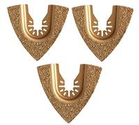 Hobby Power24 © Accessoires Lot de 3 en métal dur HM Râpe triangulaire Plateau de ponçage pour Fein Multimaster FMT 250/FMM 250 Q/FMM 350 Q/MSX 636