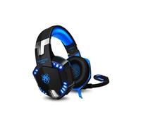 Hobby TeCasque stéreo filaire avec micro G2000 pour Gamer PC, Xbox One, PS4 - Noir Bleu