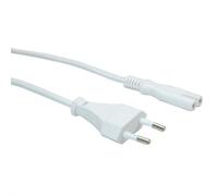 Hobby Tech - Câble d'alimentation secteur type bipolaire 1,2 m 230V - Blanc