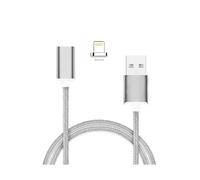 Hobby Tech - Câble En Nylon Tressé Usb 2.0 Pour Iphone 1 M - Argent