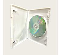 Hobby Tech - Lot de 25 boîtiers vides pour jeux Wii - Format DVD - Blanc