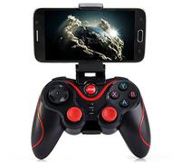 Hobby Tech - Manette de Jeux sans Fil Bluetooth Android - Noir/Rouge