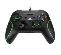 Hobby Tech - Manette filaire pour Xbox One - Noir Quatre indicateurs LED Fonction de vibration double Compatible Xbox One et
