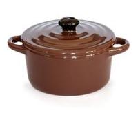 Hobby Tech - Mini cocotte double poignées avec couvercle - Marron Marron