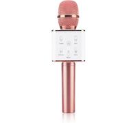 Hobby Tech ® - Q7 - Microphone sans Fil Bluetooth Karaoke avec Haut-Parleur pour iPhone Android - Or Rose